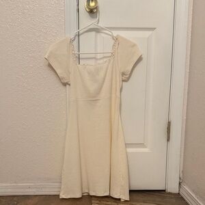 H&M Cream Mini Dress